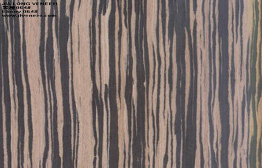 ブラウンの黒檀はスライスされた切口の技術の木製のベニヤ 640mm の幅を再構成しました